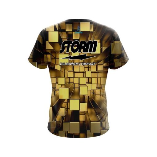 Storm Gold Block Burst CoolWick Bowling Jersey - Image 2