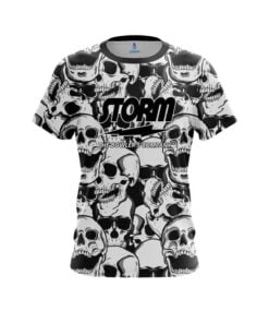 Storm Skeleton Grunge CoolWick Bowling Jersey