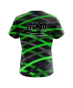 Alternative view of Storm Turmoil Green CoolWick Bowling Jersey