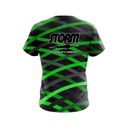 Storm Turmoil Green CoolWick Bowling Jersey - Image 2