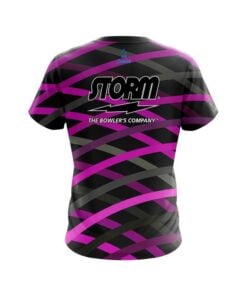Alternative view of Storm Turmoil Pink CoolWick Bowling Jersey