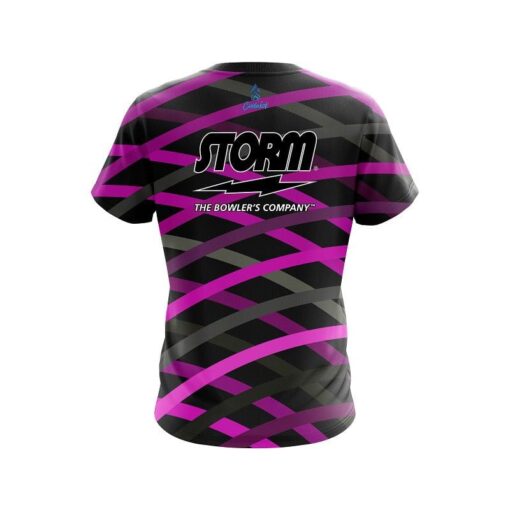 Storm Turmoil Pink CoolWick Bowling Jersey - Image 2