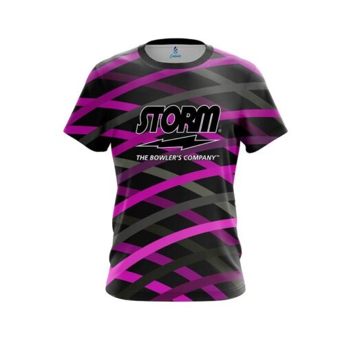Storm Turmoil Pink CoolWick Bowling Jersey