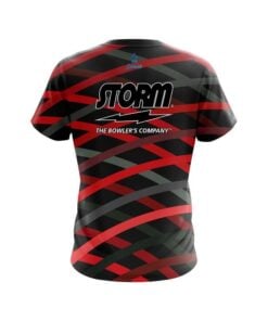Alternative view of Storm Turmoil Red  CoolWick Bowling Jersey
