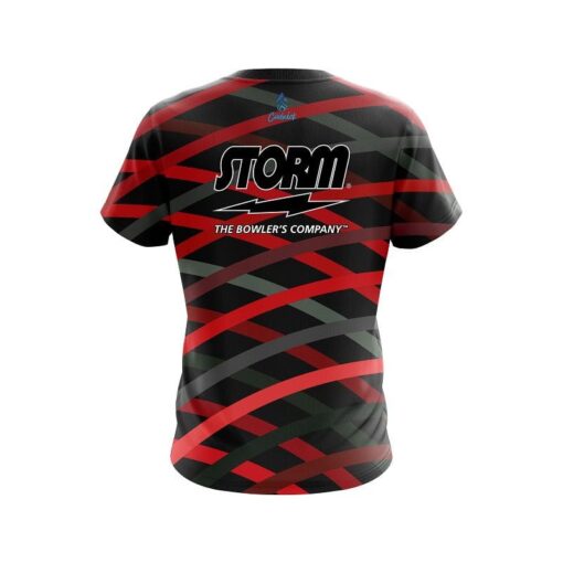 Storm Turmoil Red  CoolWick Bowling Jersey - Image 2