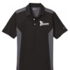 Track Black Grey Nike Coolwick Dri-FIT Polo