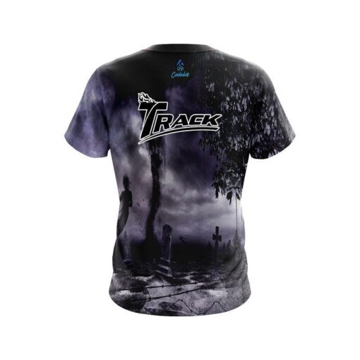 Track Ghost Cemetery CoolWick Bowling Jersey - Image 2