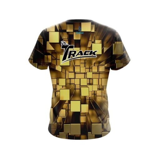 Track Gold Block Burst CoolWick Bowling Jersey - Image 2