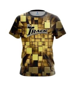 Track Gold Block Burst CoolWick Bowling Jersey