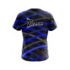 Track Turmoil Blue CoolWick Bowling Jersey - Image 2