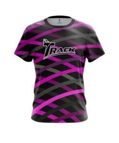 Track Turmoil Pink CoolWick Bowling Jersey
