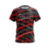 Track Turmoil Red CoolWick Bowling Jersey
