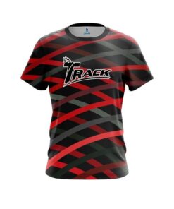 Track Turmoil Red CoolWick Bowling Jersey