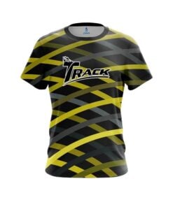 Track Turmoil Yellow CoolWick Bowling Jersey