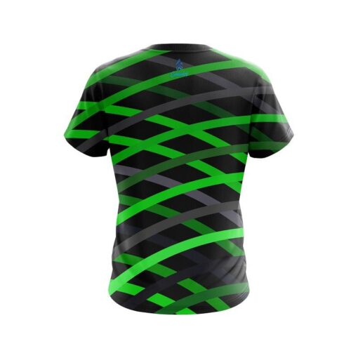 Plain Turmoil Green CoolWick Bowling Jersey - Image 2