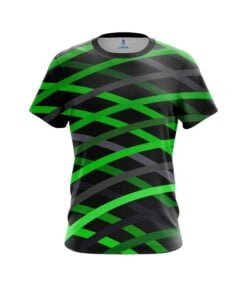 Plain Turmoil Green CoolWick Bowling Jersey