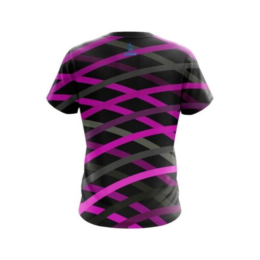 Plain Turmoil Pink CoolWick Bowling Jersey - Image 2