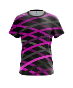 Plain Turmoil Pink CoolWick Bowling Jersey