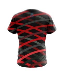 Alternative view of Plain Turmoil Red CoolWick Bowling Jersey