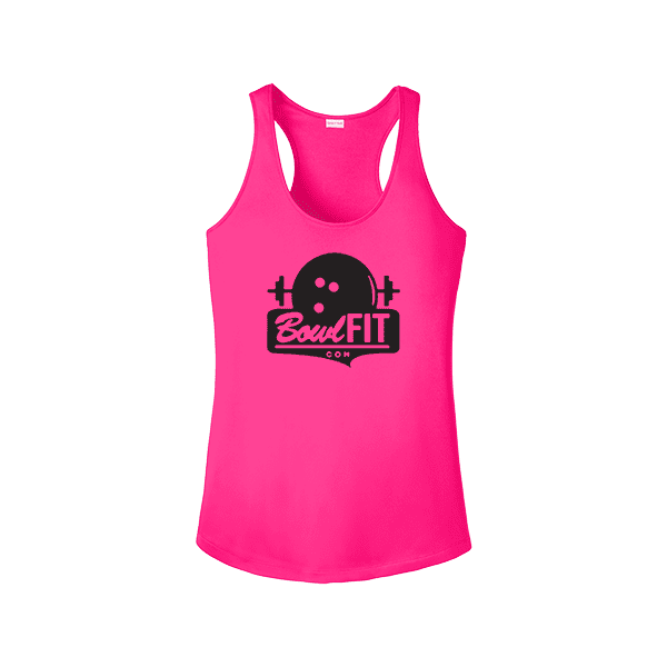 BowlFit Heather D'Errico Coolwick Women's Tank Top Neon Pink 2X