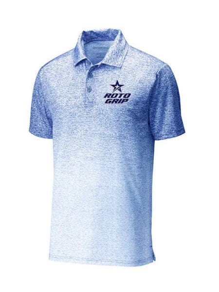 Roto Grip Men's Fused Ombre Heather Bowling Polo