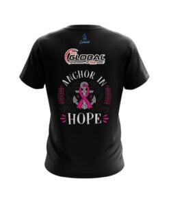 Alternative view of 900 Global Breast Cancer Anchor Fighter CoolWick Bowling Jersey