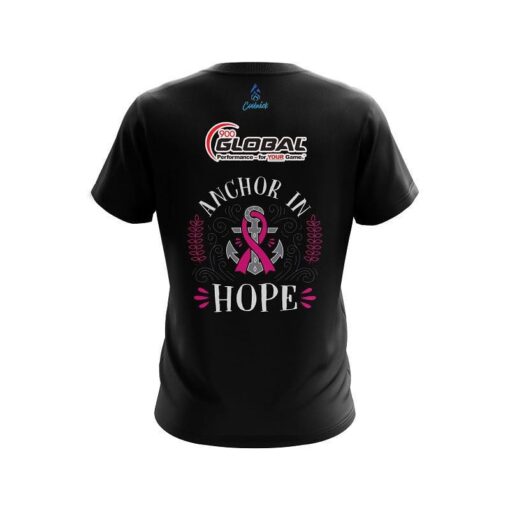 900 Global Breast Cancer Anchor Fighter CoolWick Bowling Jersey - Image 2