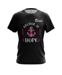 900 Global Breast Cancer Anchor Fighter CoolWick Bowling Jersey