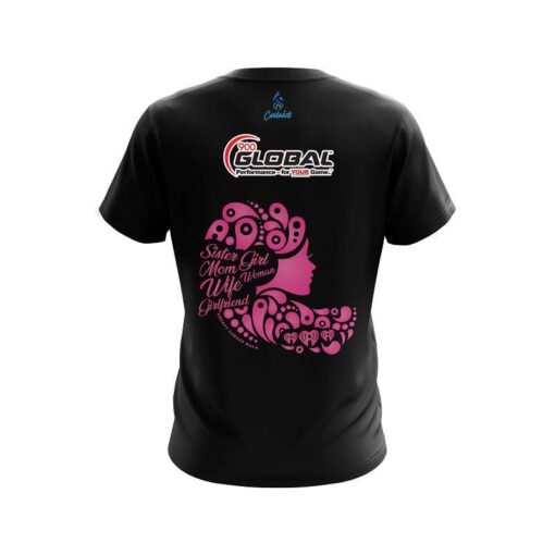 900 Global Breast Cancer Family Bond CoolWick Bowling Jersey - Image 2