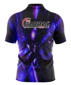900 Global Mens Dark Seas CoolWick Performance Crew Bowling Shirt Dye Sub 