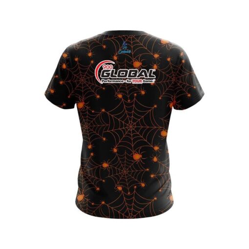 900 Global Spider Web Madness CoolWick Bowling Jersey - Image 2