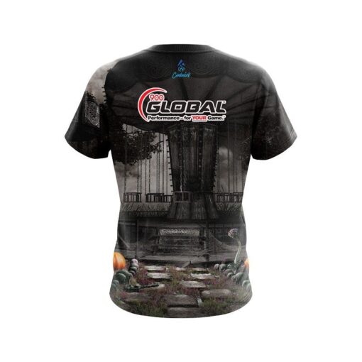 900 Global Spooky Carnival Carousel CoolWick Bowling Jersey - Image 2