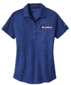900 Global FluX Womans Nike Old Royal Embroidery Dri-FIT Coolwick Polo