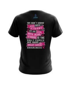 Alternative view of Plain Breast Cancer Strength CoolWick Bowling Jersey