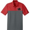 Brunswick Varsity Red Nike Embroidery Coolwick Dri-FIT Colorblock Micro Pique Polo