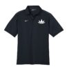 Brunswick Hero Nike Midnight Navy Embroidery Dri-FIT Sport Swoosh Coolwick Polo