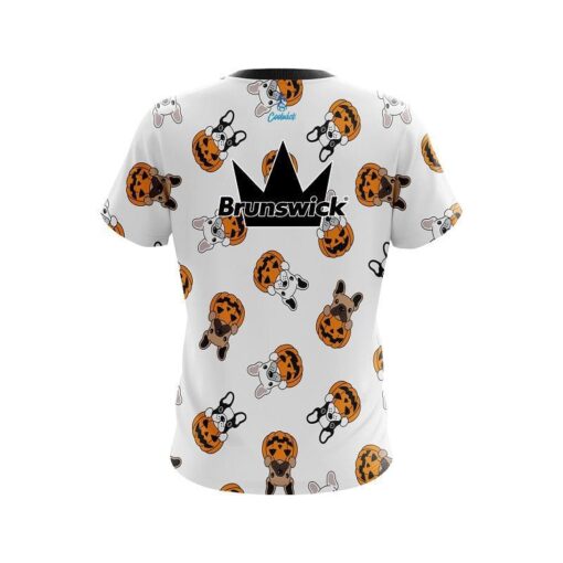Brunswick Pumpkin Puppy Patch CoolWick Bowling Jersey - Image 2