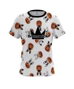 Brunswick Pumpkin Puppy Patch CoolWick Bowling Jersey