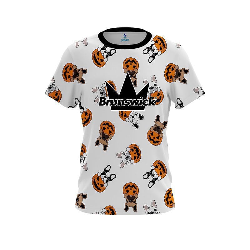 Brunswick Pumpkin Puppy Patch CoolWick Bowling Jersey