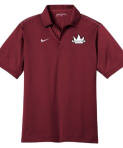 Brunswick Hero Nike Team Red Embroidery Dri-FIT Sport Swoosh Coolwick Polo