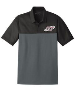 Columbia 300 Black Nike Embroidery Coolwick Dri-FIT Colorblock Micro Pique Polo