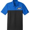 Columbia 300 Blue Sapphire Nike Embroidery Coolwick Dri-FIT Colorblock Micro Pique Polo