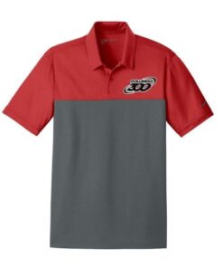 Columbia 300 Varsity Red Nike Embroidery Coolwick Dri-FIT Colorblock Micro Pique Polo