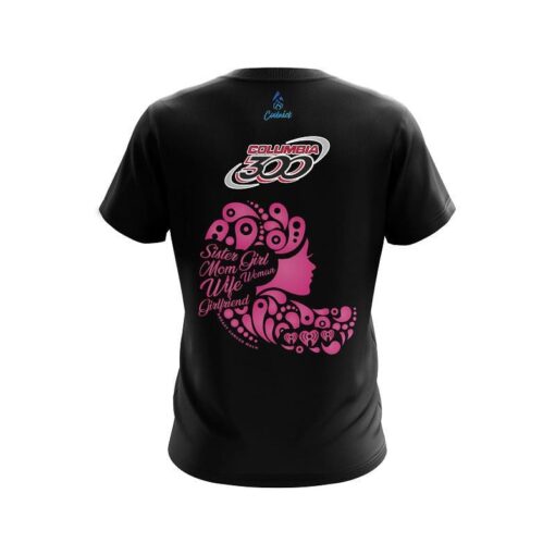Columbia 300 Breast Cancer Family Bond CoolWick Bowling Jersey - Image 2
