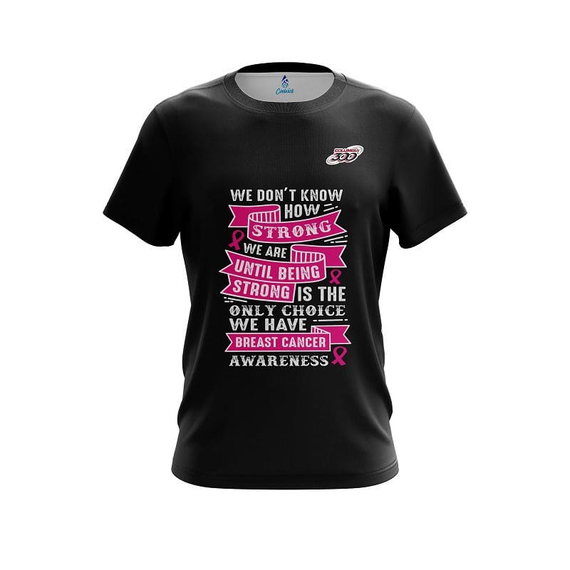 Columbia 300 Mens Dye Sub Breast Cancer Awareness CoolWick P Bowling Shirt 