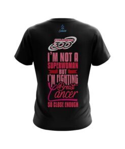 Alternative view of Columbia 300 Breast Cancer Superwoman CoolWick Bowling Jersey