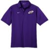 Columbia 300 Messenger Nike Purple Embroidery Dri-FIT Sport Swoosh Coolwick Polo