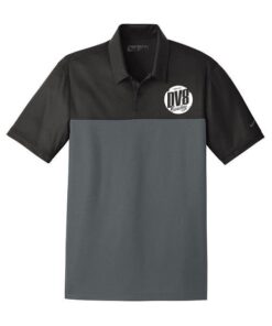 DV8 Black Nike Embroidery Coolwick Dri-FIT Colorblock Micro Pique Polo