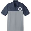 DV8 Navy Grey Nike Embroidery Coolwick Dri-FIT Colorblock Micro Pique Polo