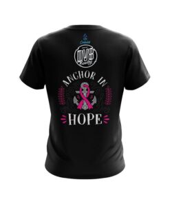 Alternative view of DV8 Breast Cancer Anchor Fighter CoolWick Bowling Jersey